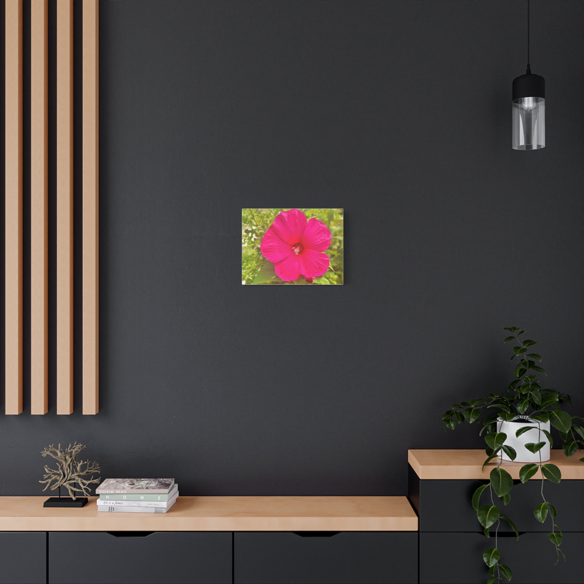 Hot Pink Hibiscus Canvas Print