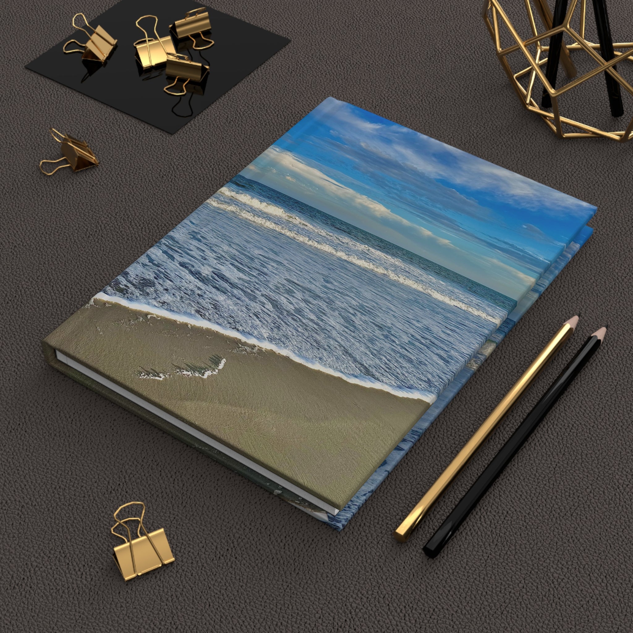 Turquoise Beach Hardcover Journal