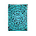 Blue Lotus Mandala Wall Tapestry