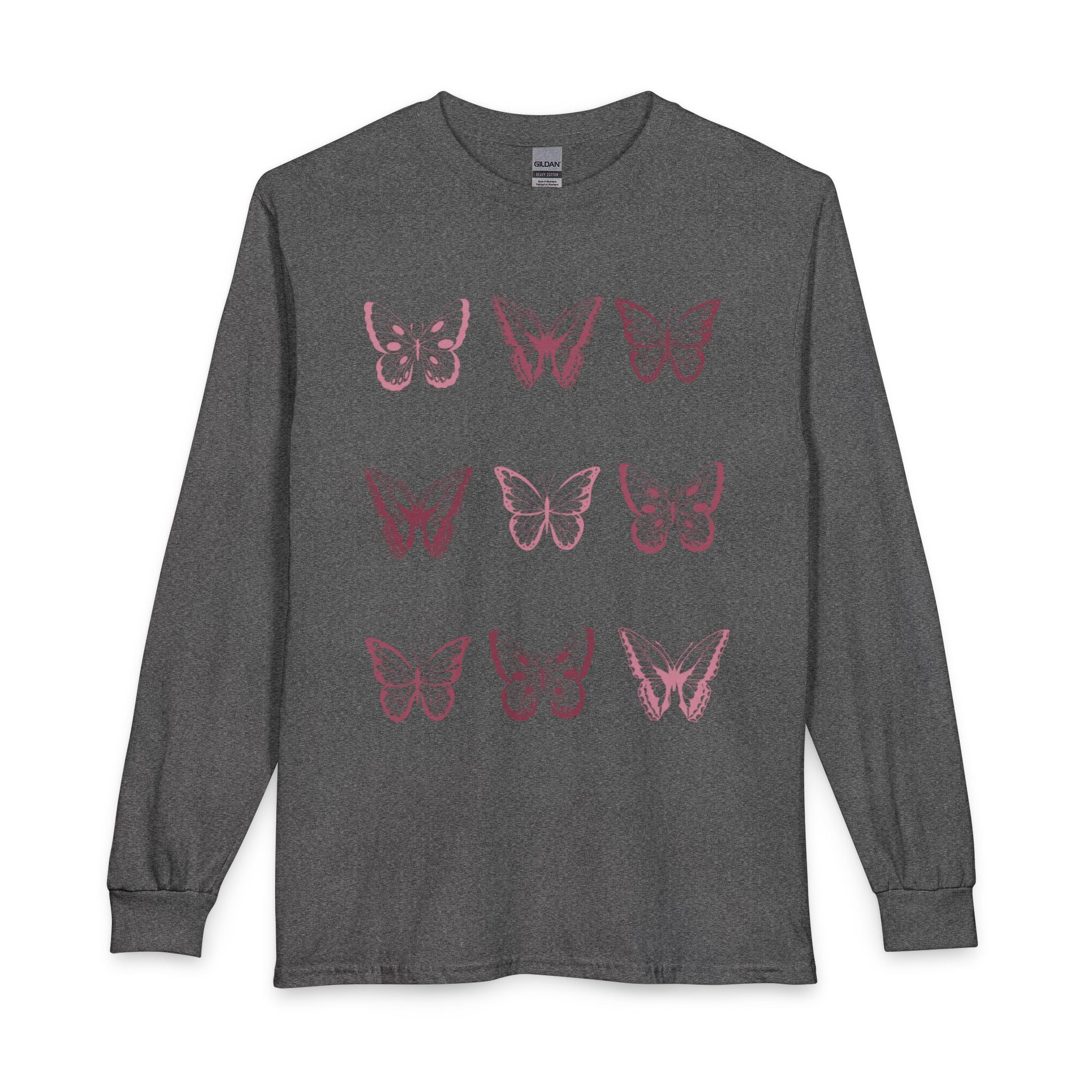 Butterfly Grid Long Sleeve Tee