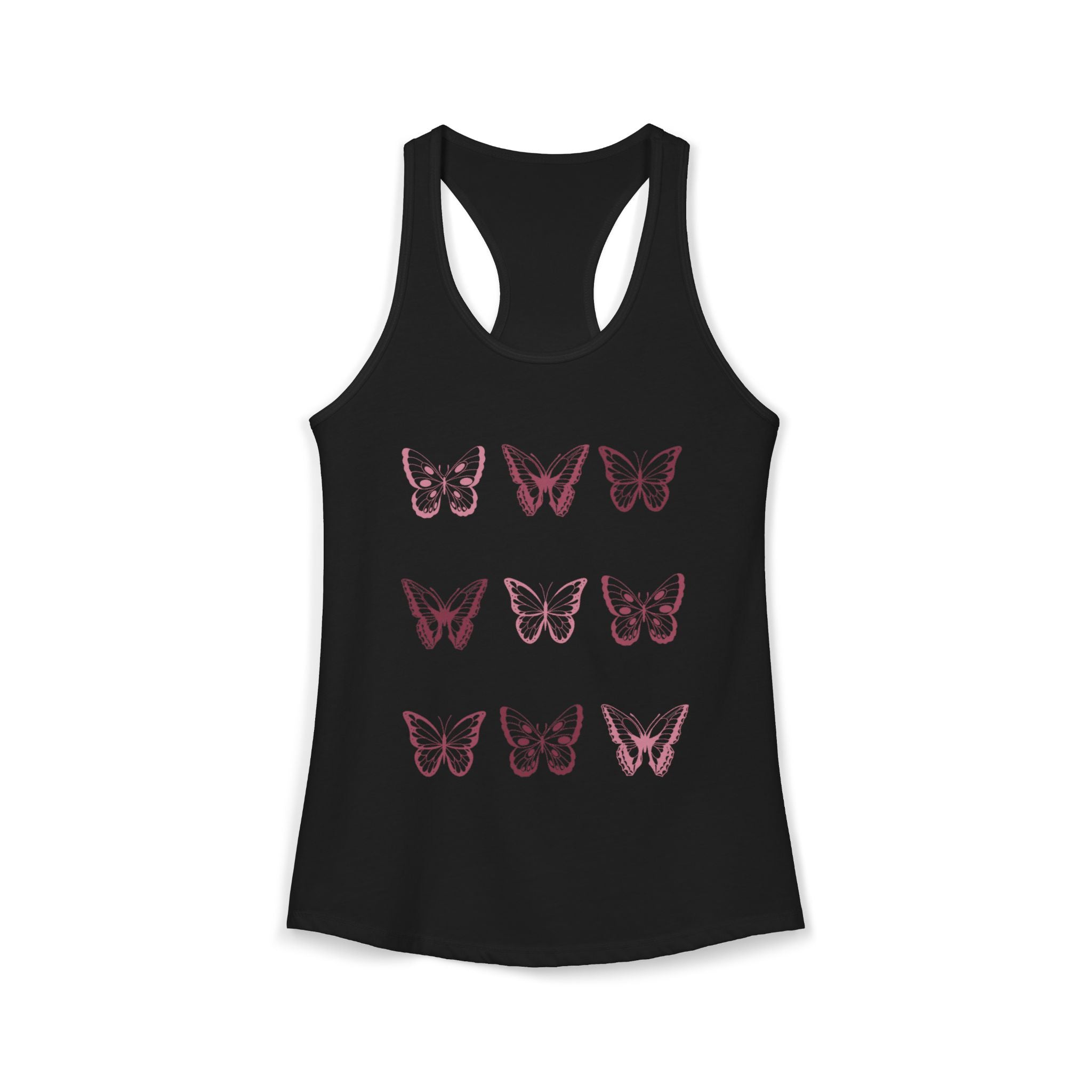 Butterfly Grid Racerback Tank