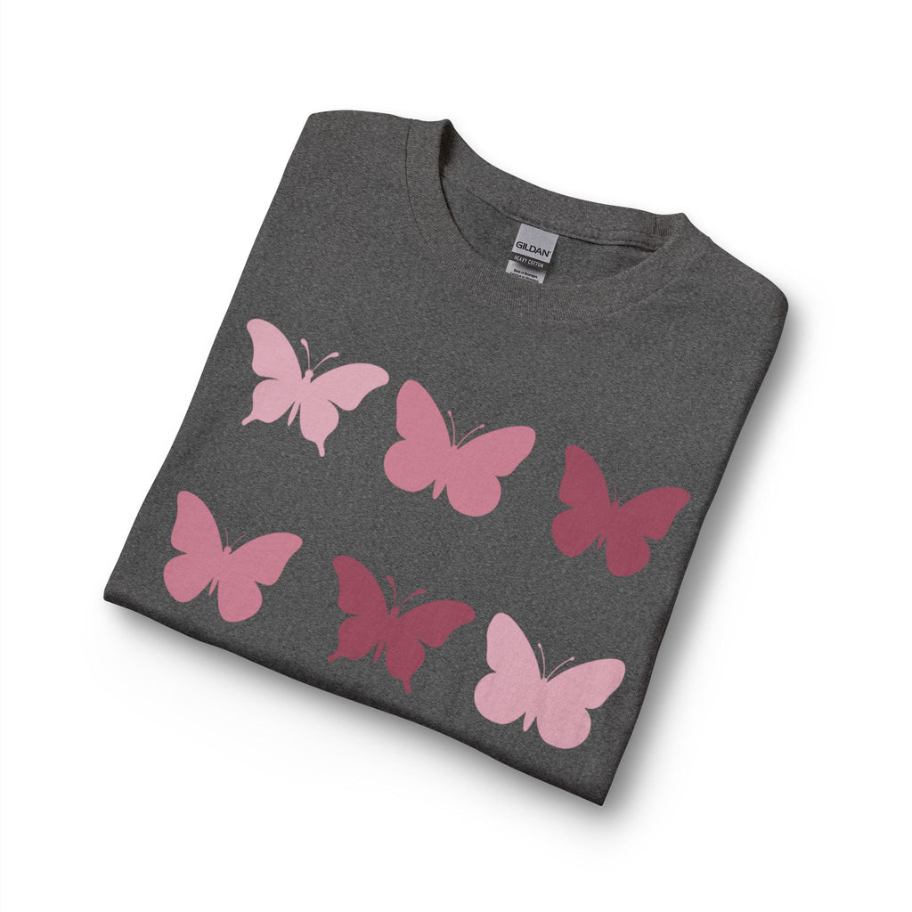 Butterfly Grid Long Sleeve Tee- solid