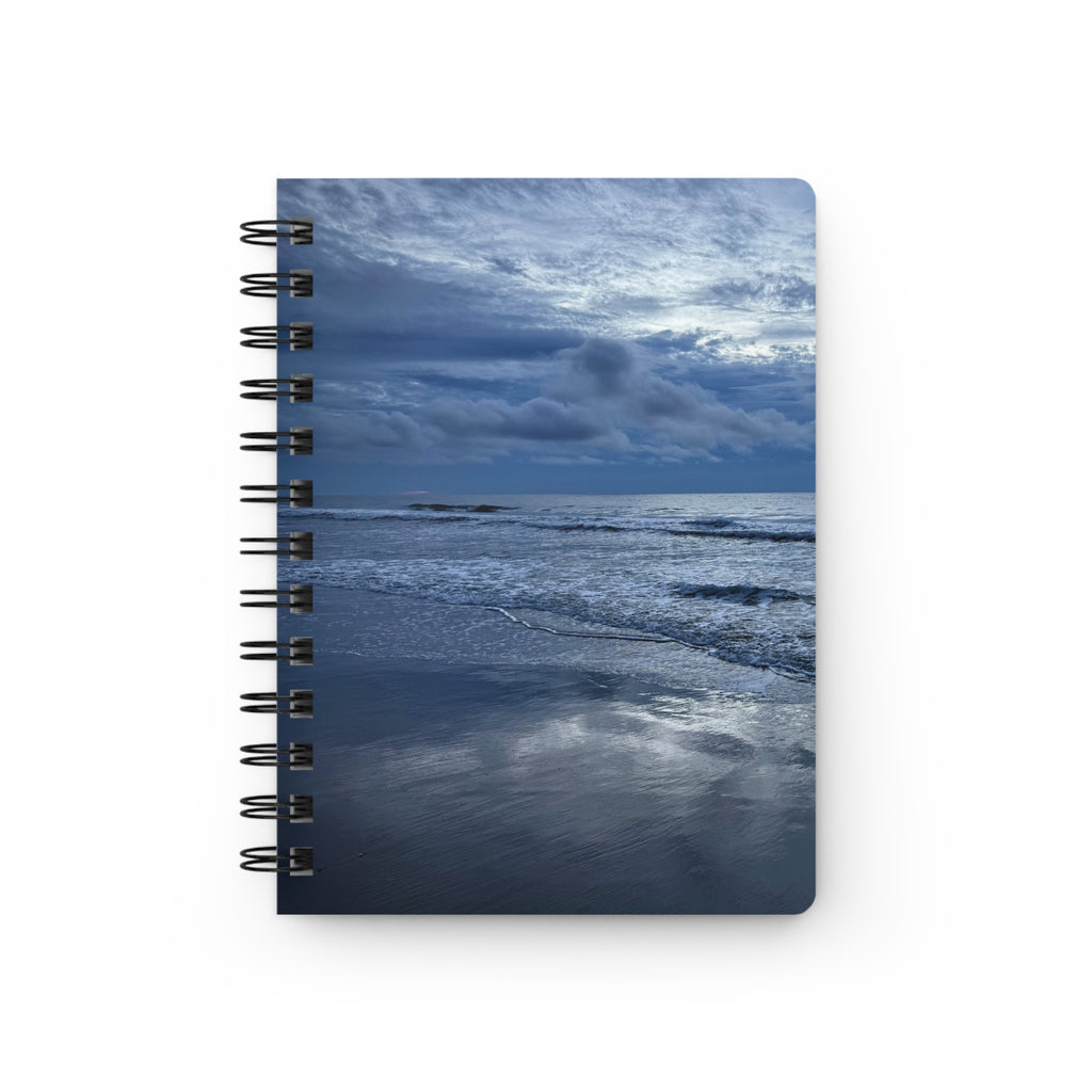 Cloudy Beach Spiral Notebook