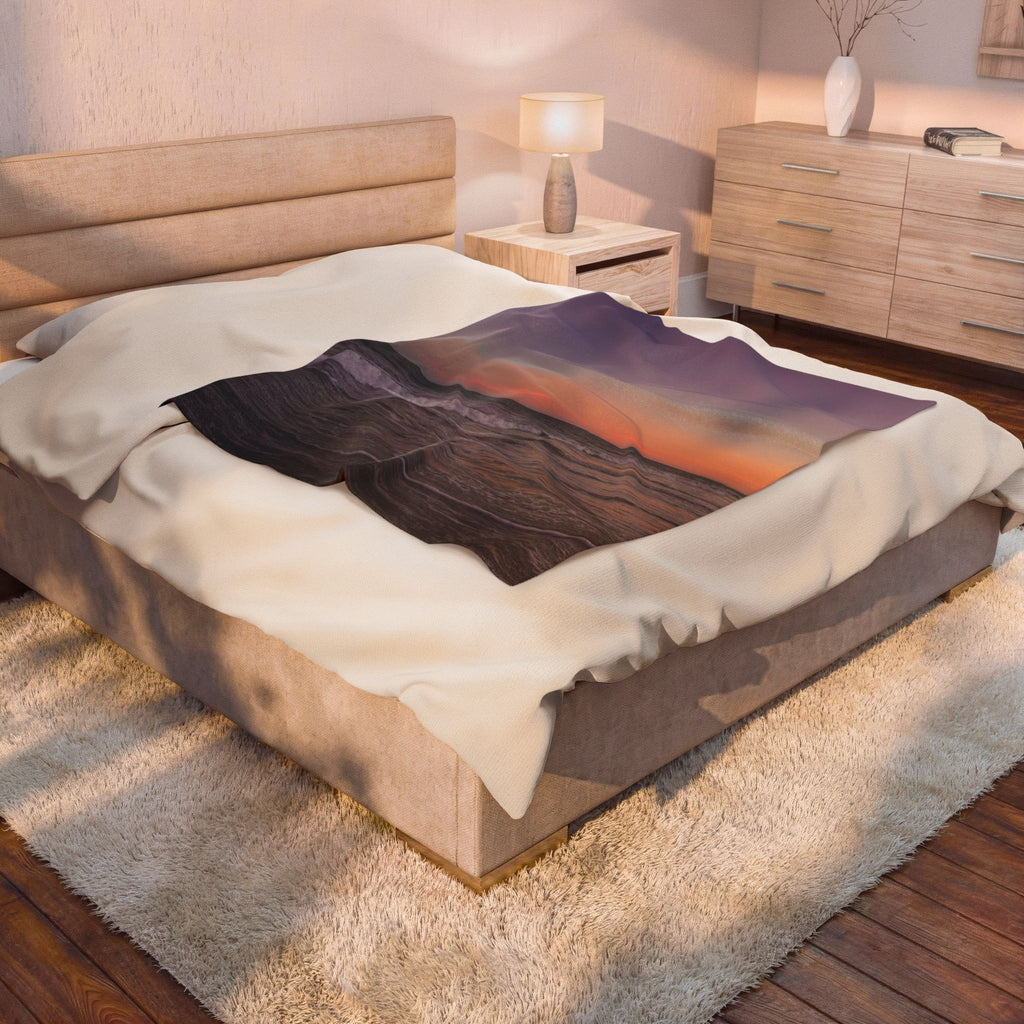 Pastel Beach Throw Blanket
