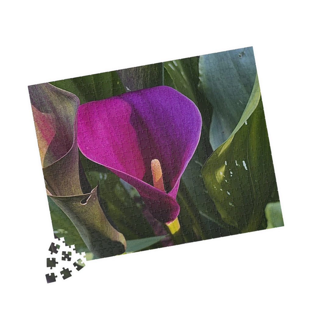 Purple Calla Lily Jigsaw Puzzle