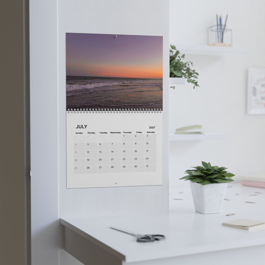 Beach 2027 Wall Calendar