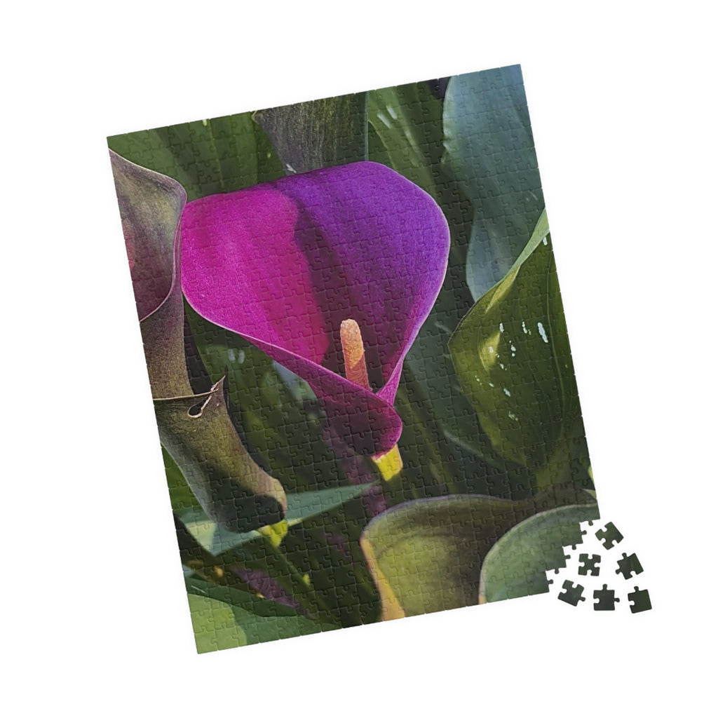 Purple Calla Lily Jigsaw Puzzle