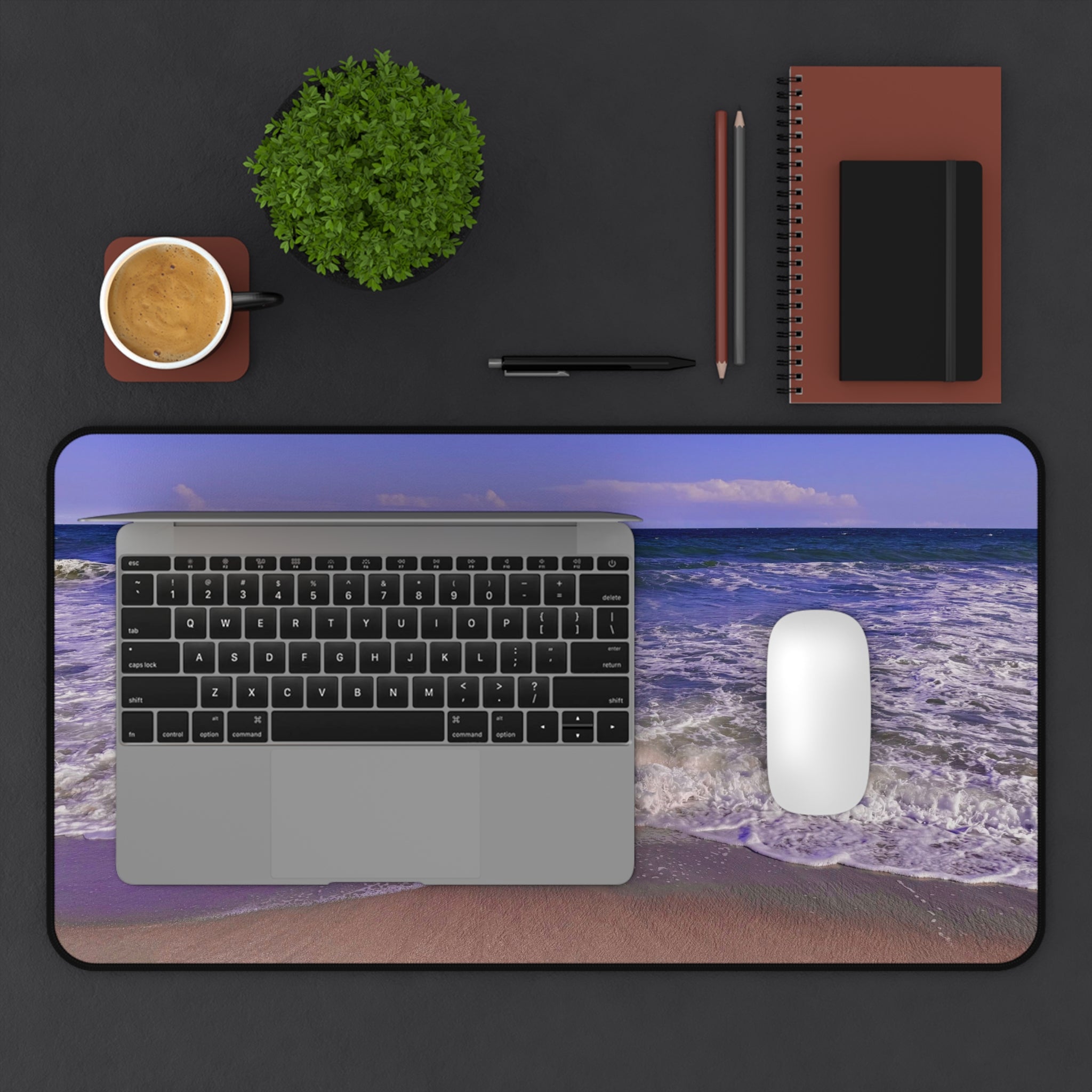 Beach Waves Desk Mat