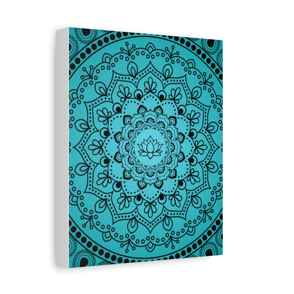 Blue Mandala Canvas Print