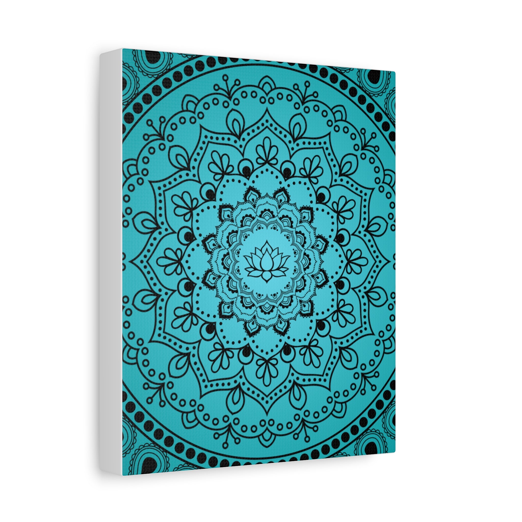 Blue Mandala Canvas Print
