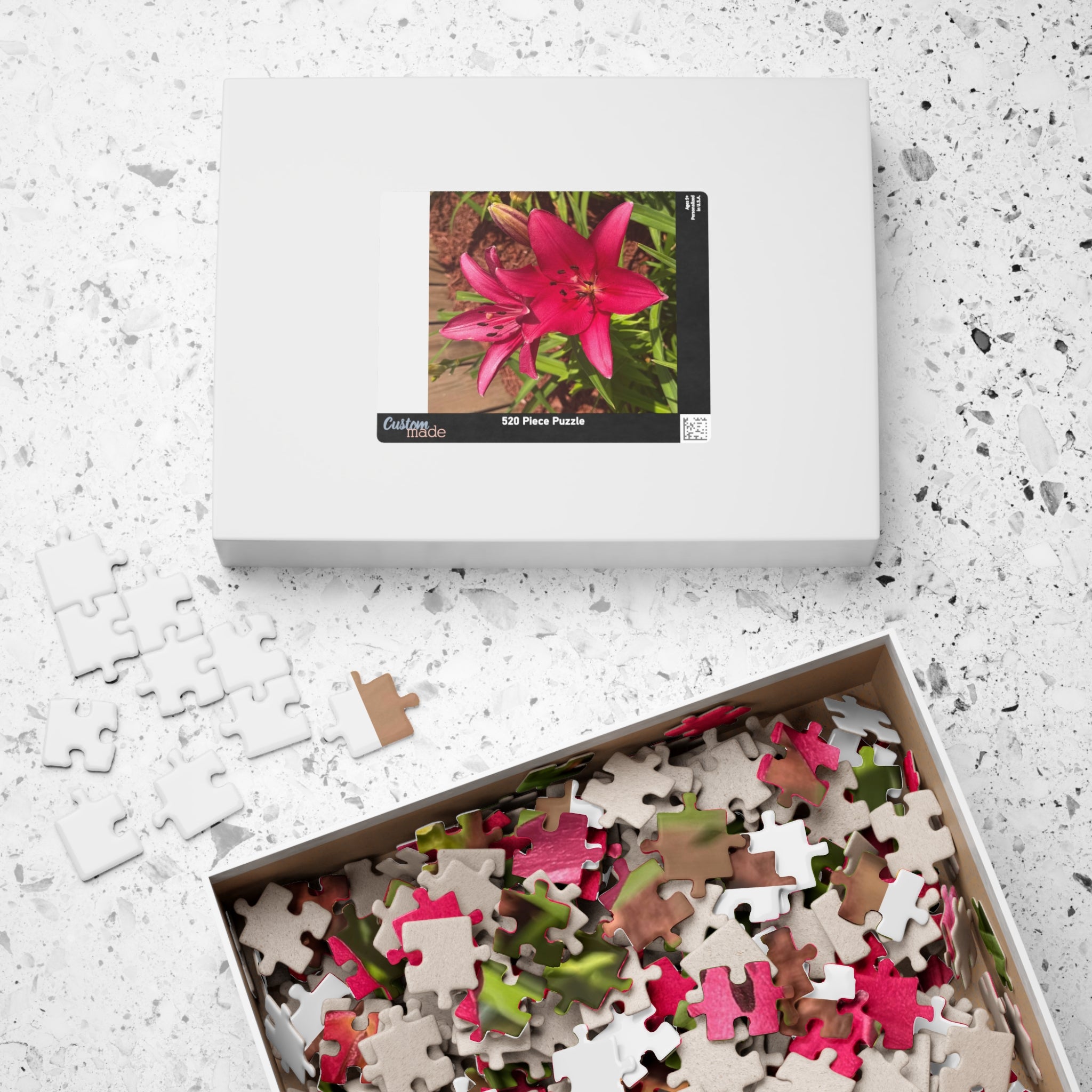 Pink Asiatic Lily Jigsaw Puzzle