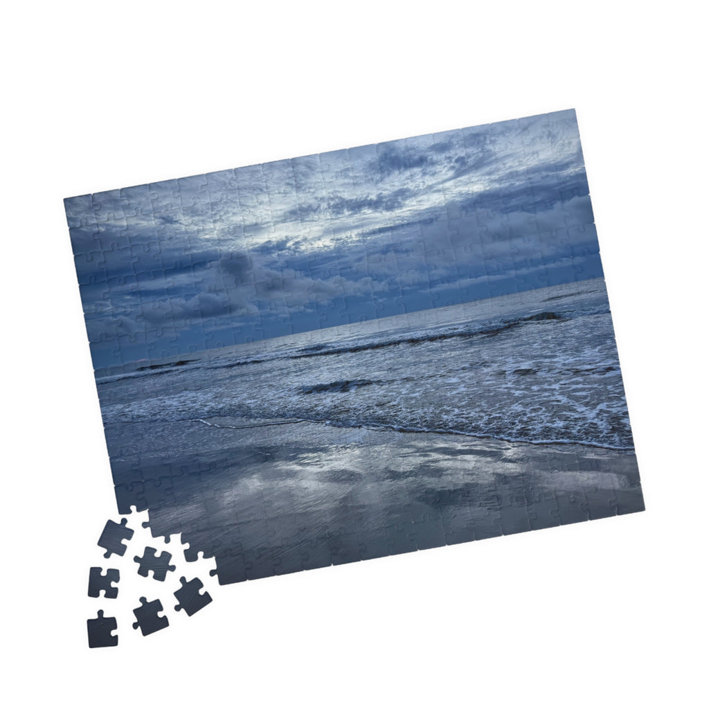 Cloudy Beach Jigsaw Puzzle