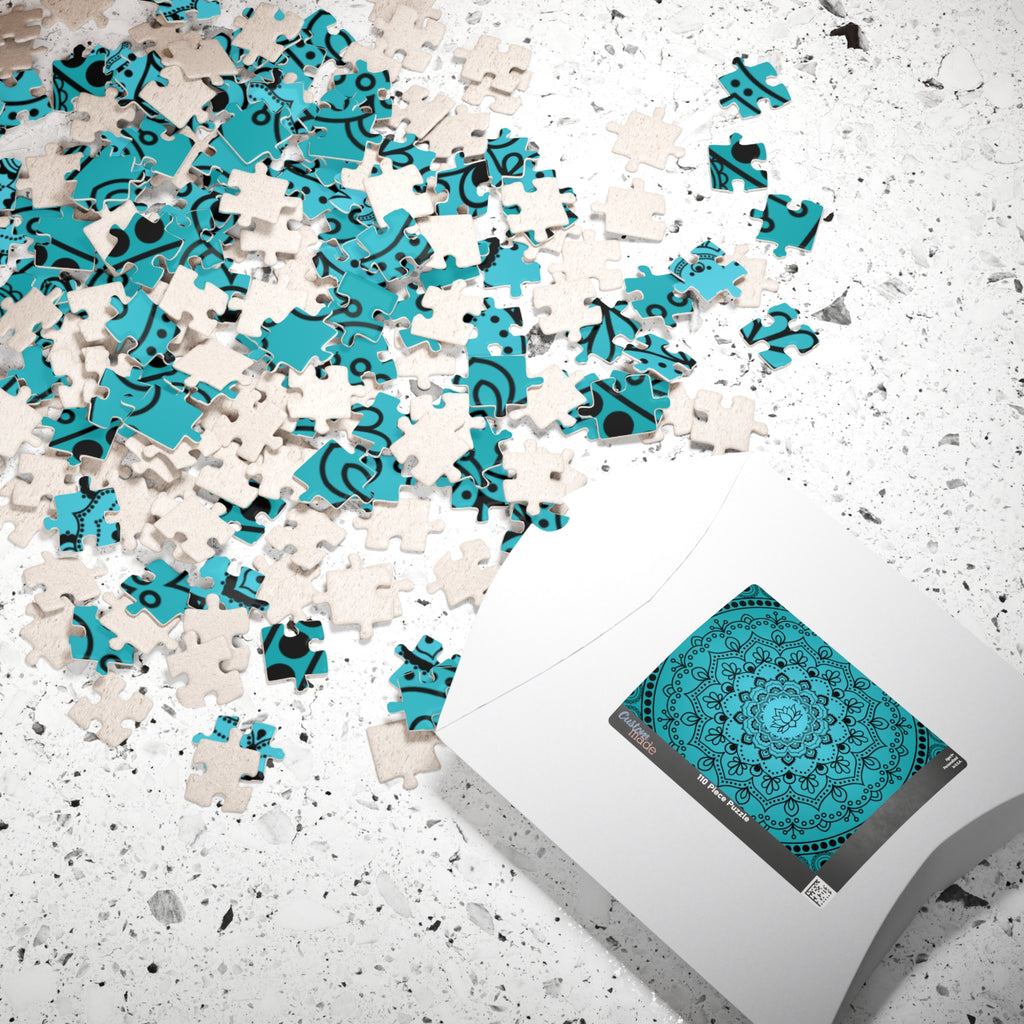 Blue Mandala Jigsaw Puzzle