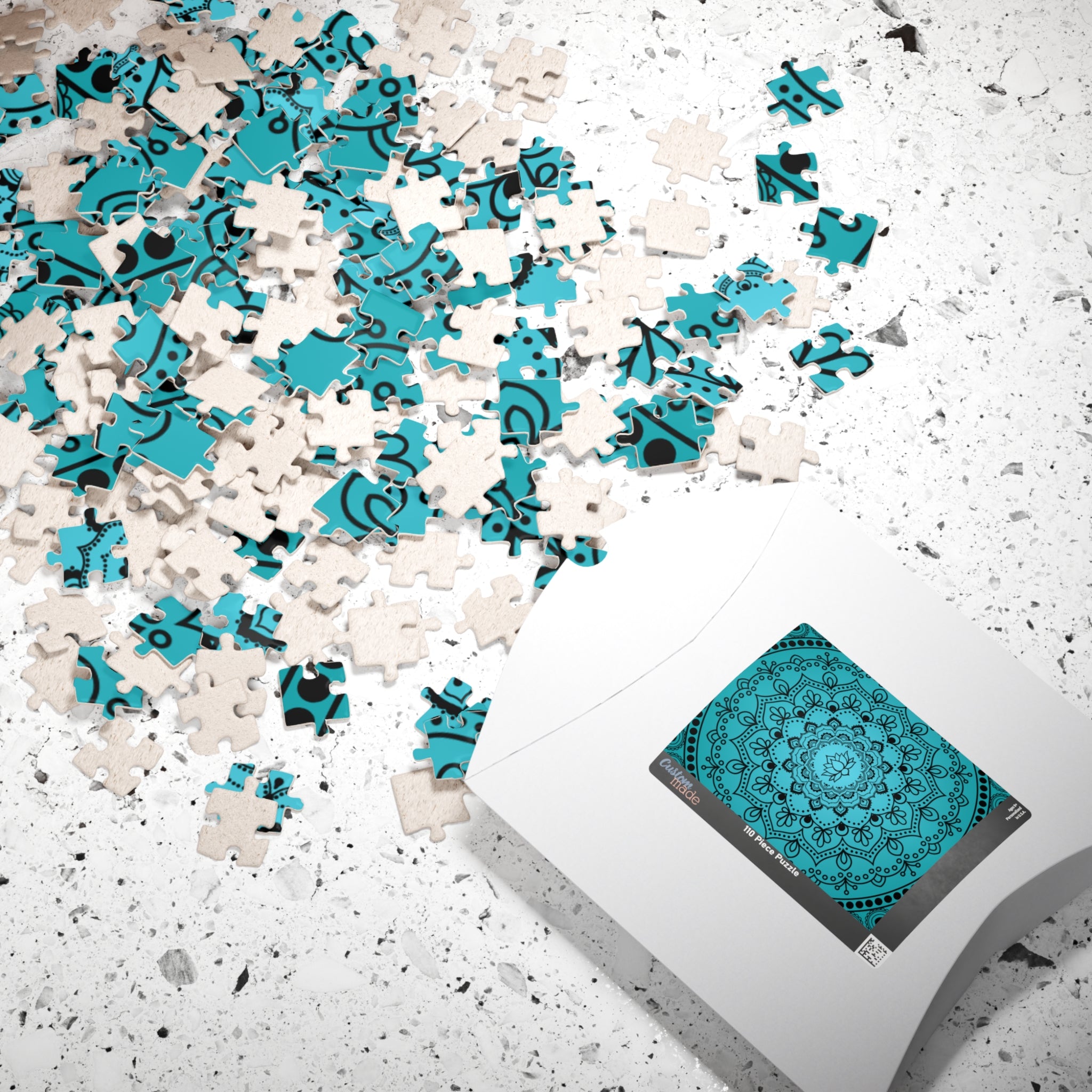 Blue Mandala Jigsaw Puzzle