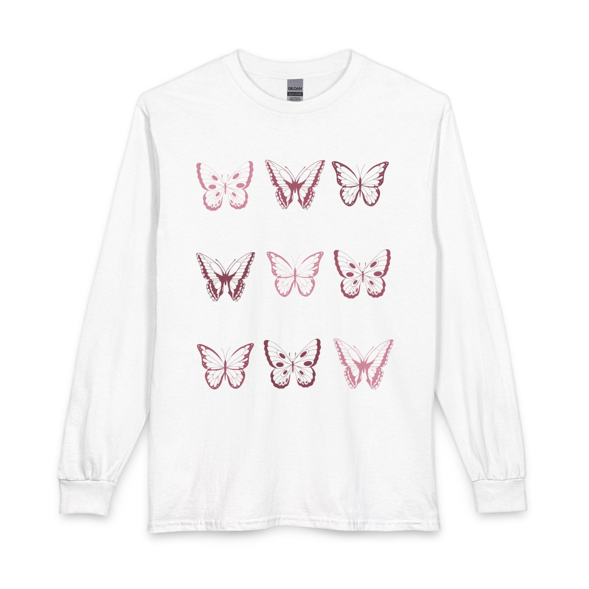 Butterfly Grid Long Sleeve Tee