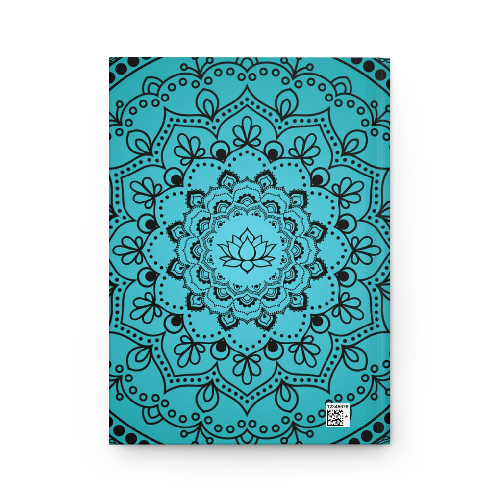 Blue Mandala Hardcover Journal