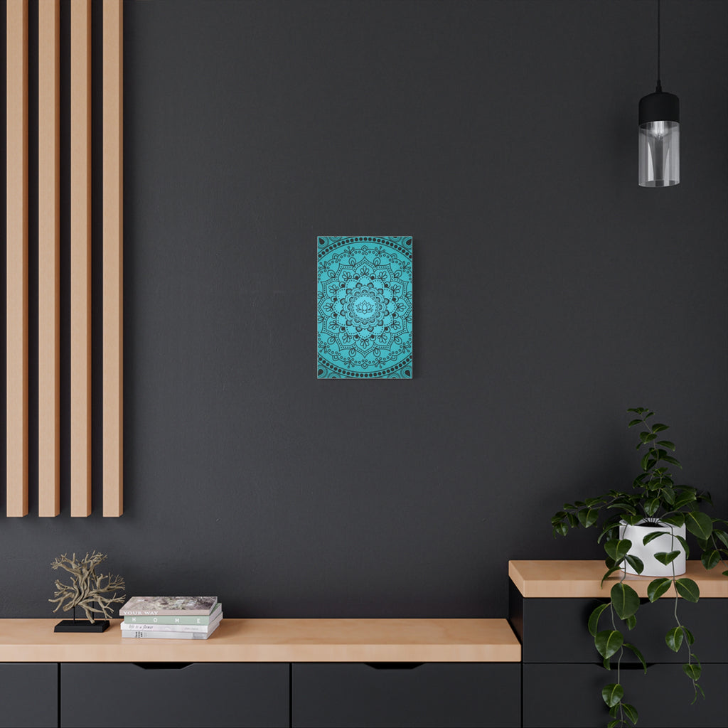 Blue Mandala Canvas Print