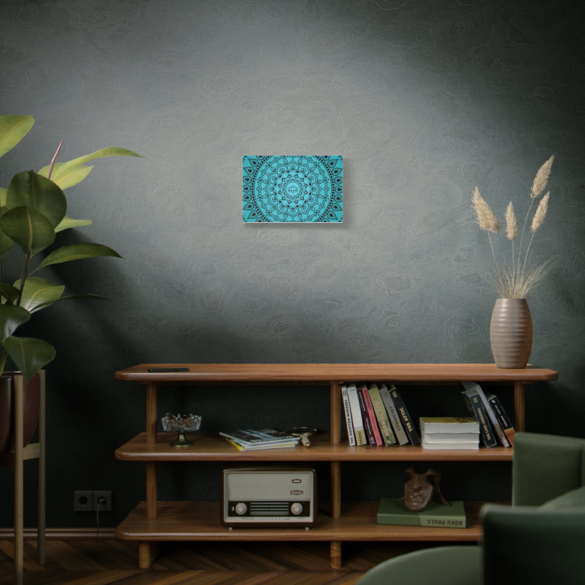 Blue Mandala Canvas Print