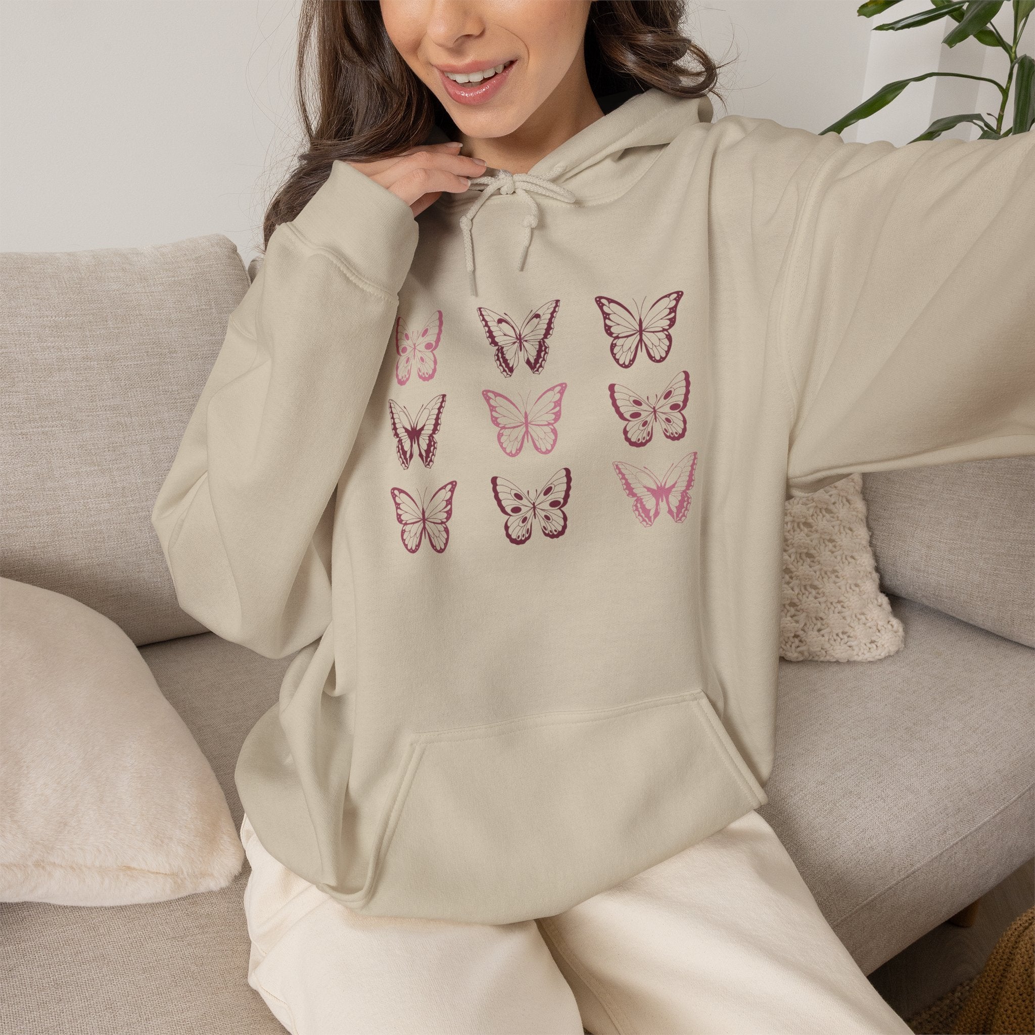 Butterfly Grid Hoodie