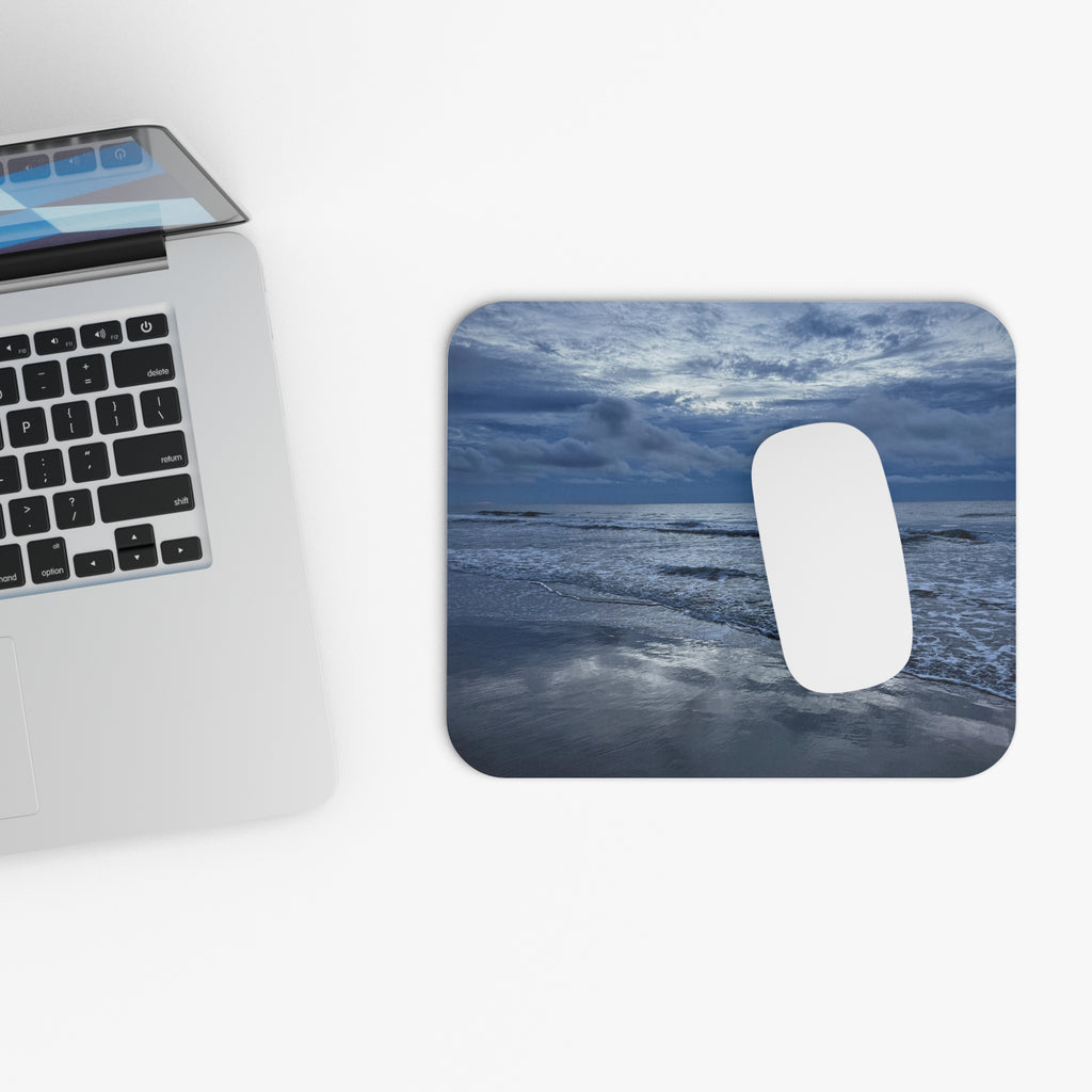 Cloudy Beach Mouse Pad