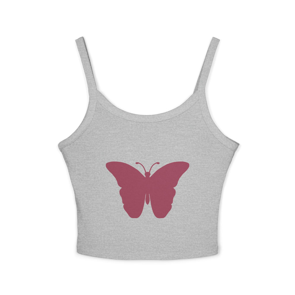 Butterfly Graphic Crop Tank Top