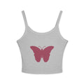 Butterfly Graphic Crop Tank Top