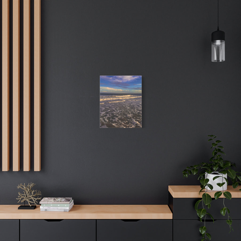 Waves & Sky Matte Canvas Print