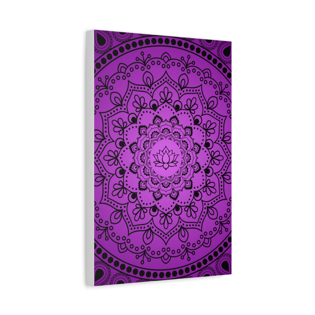 Purple Mandala Canvas Print