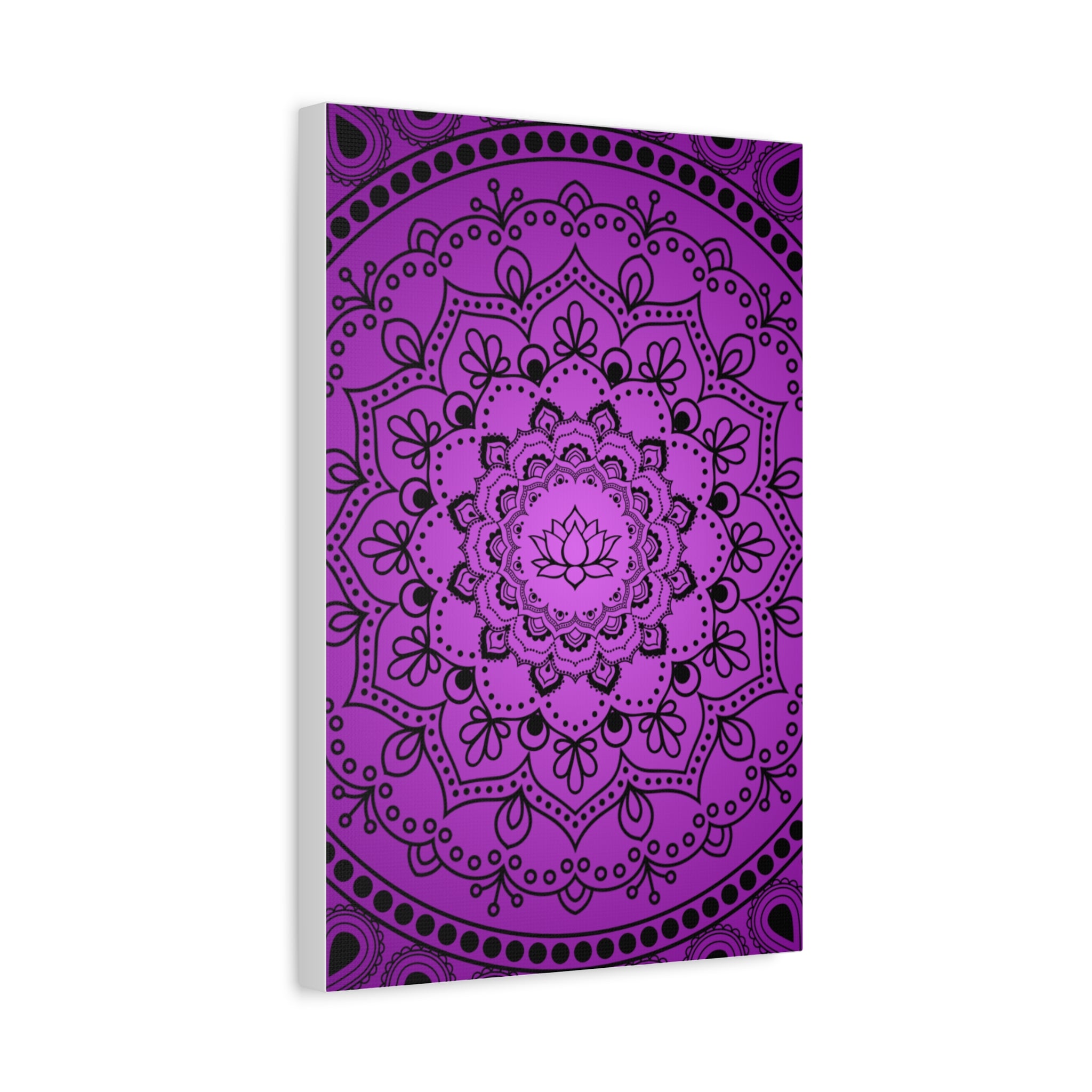 Purple Mandala Canvas Print