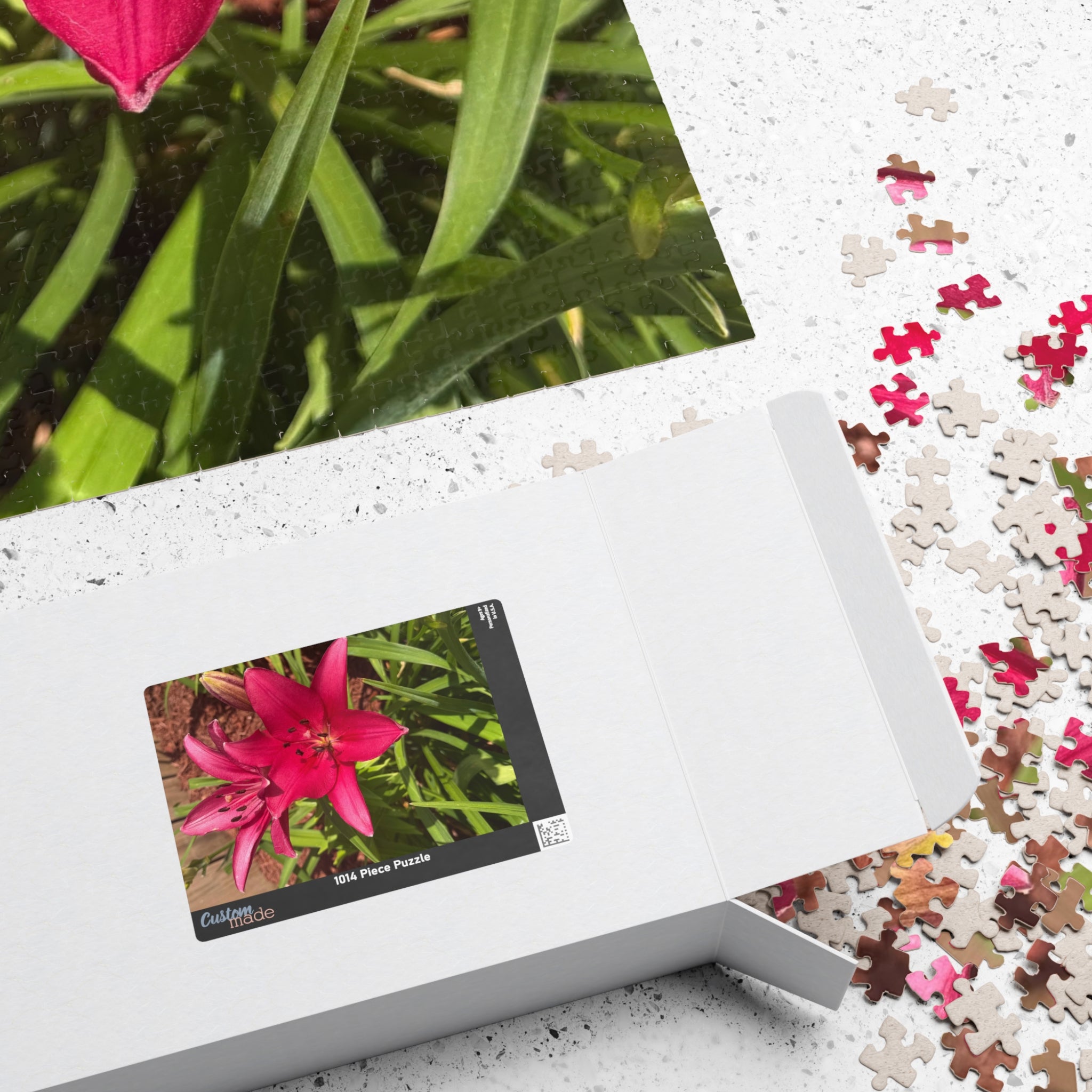 Pink Asiatic Lily Jigsaw Puzzle