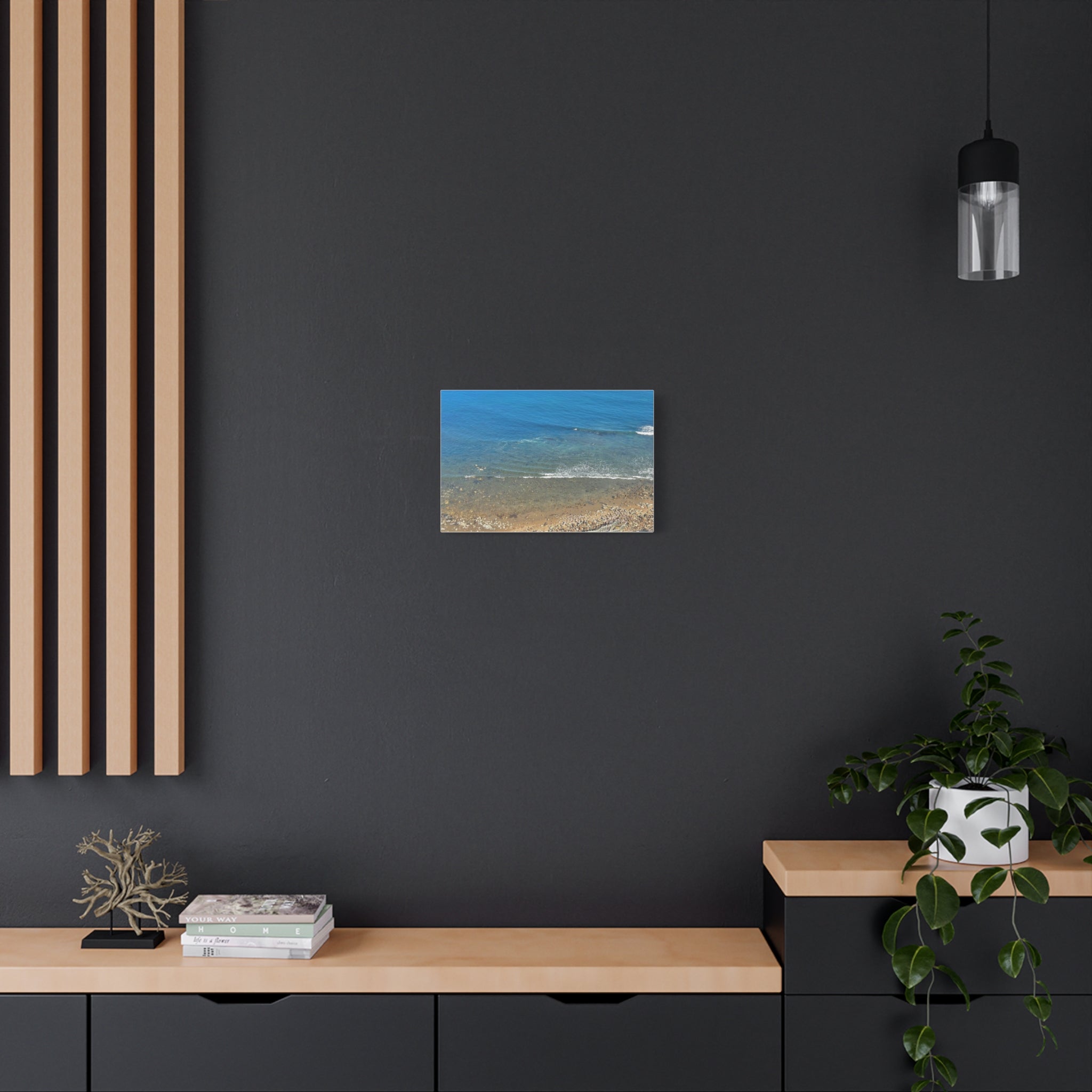 Blue Shore Canvas Print