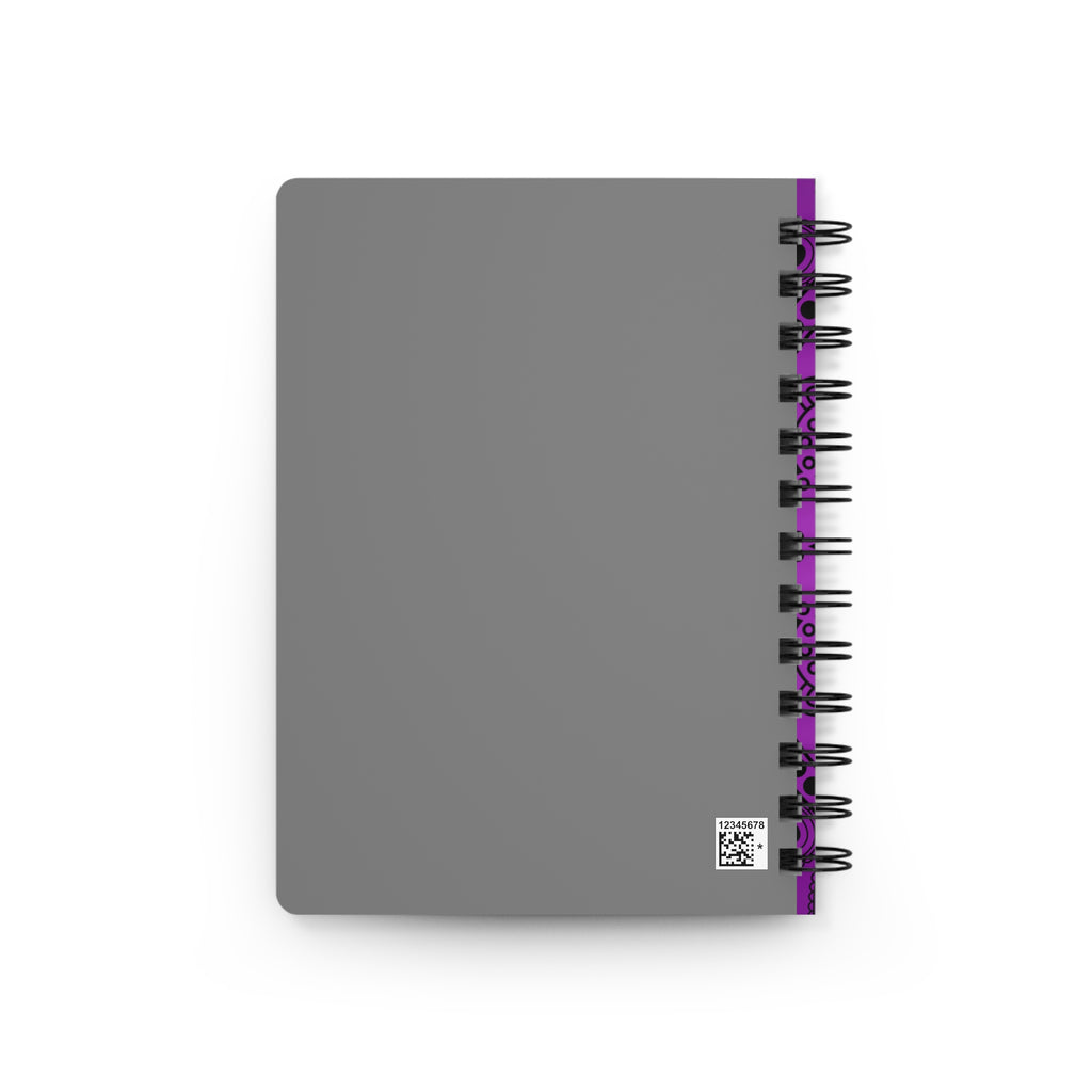 Purple Mandala Spiral Notebook