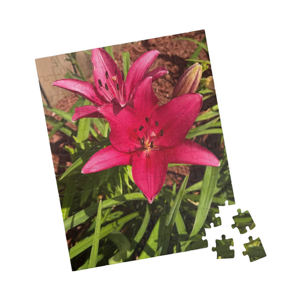 Pink Asiatic Lily Jigsaw Puzzle