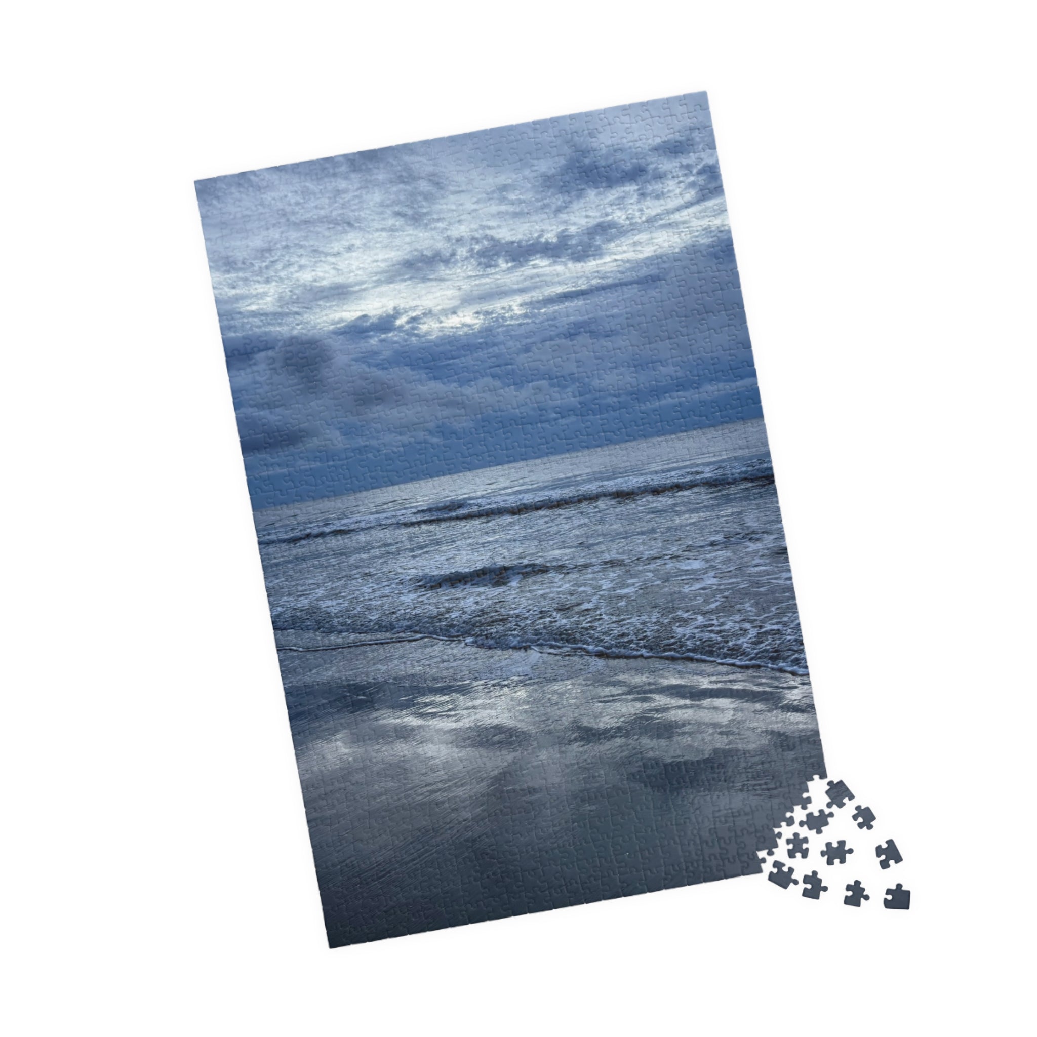 Cloudy Beach Jigsaw Puzzle