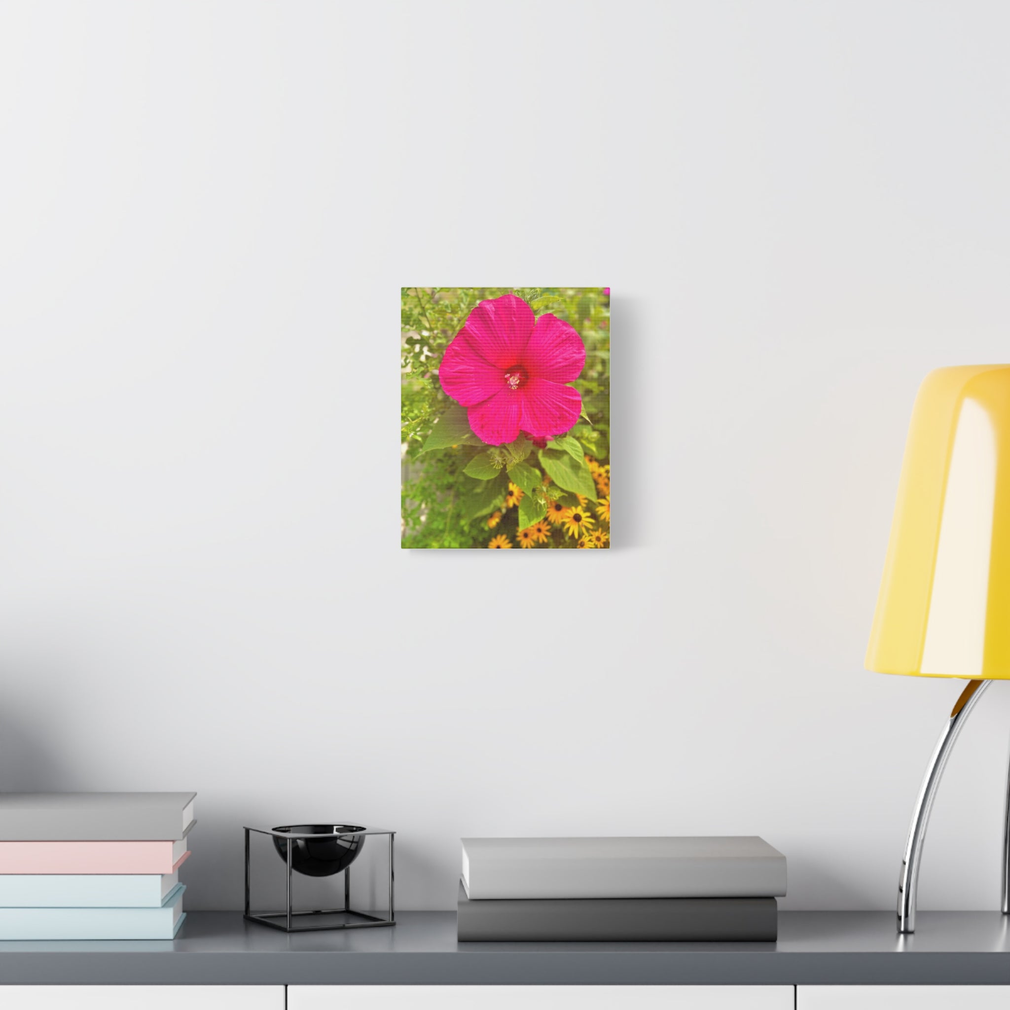 Hot Pink Hibiscus Canvas Print