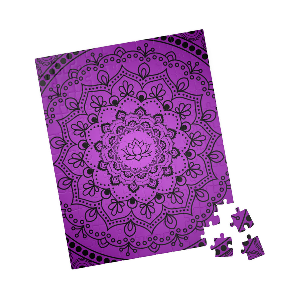 Purple Mandala Jigsaw Puzzle
