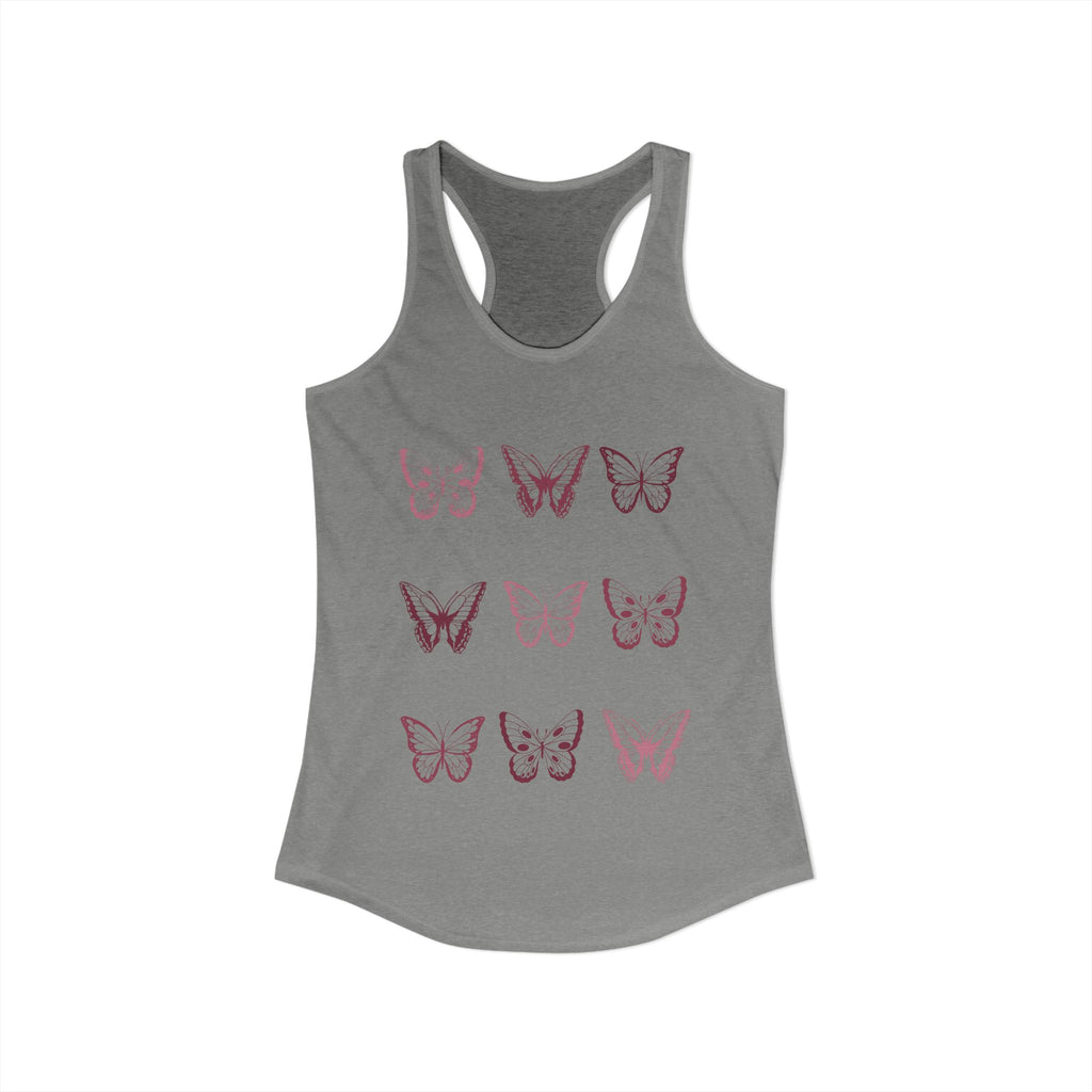 Butterfly Grid Racerback Tank