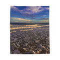 Waves & Sky Throw Blanket