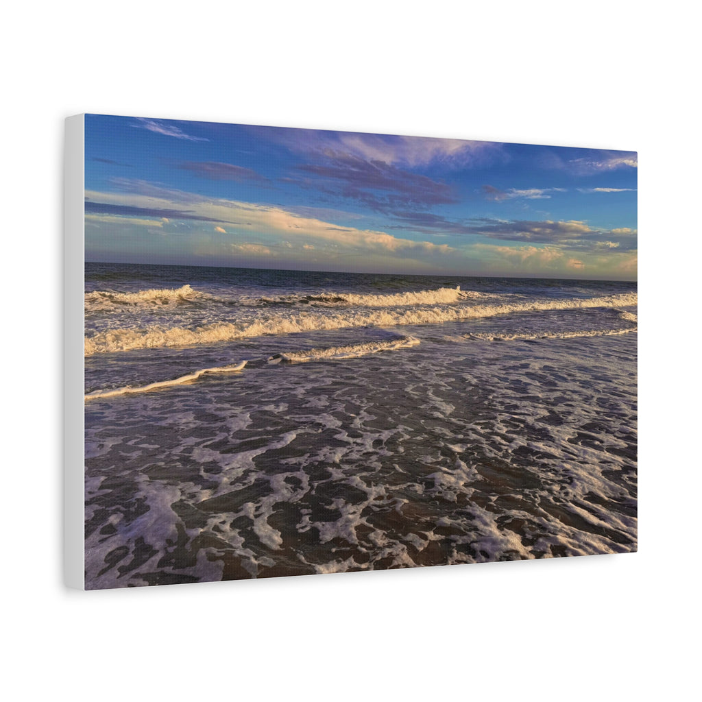 Waves & Sky Matte Canvas Print