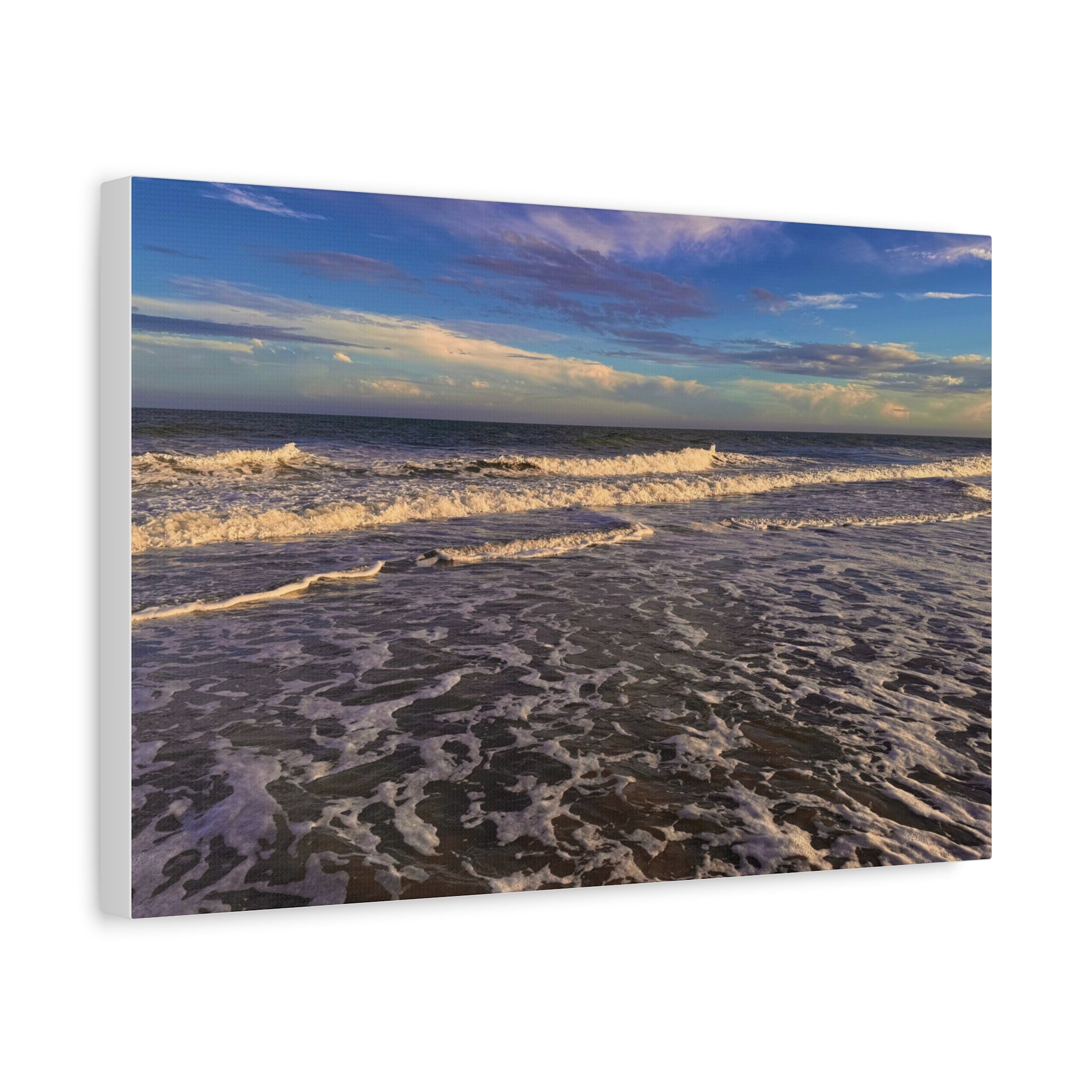 Waves & Sky Matte Canvas Print