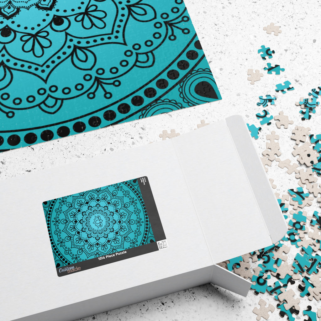 Blue Mandala Jigsaw Puzzle