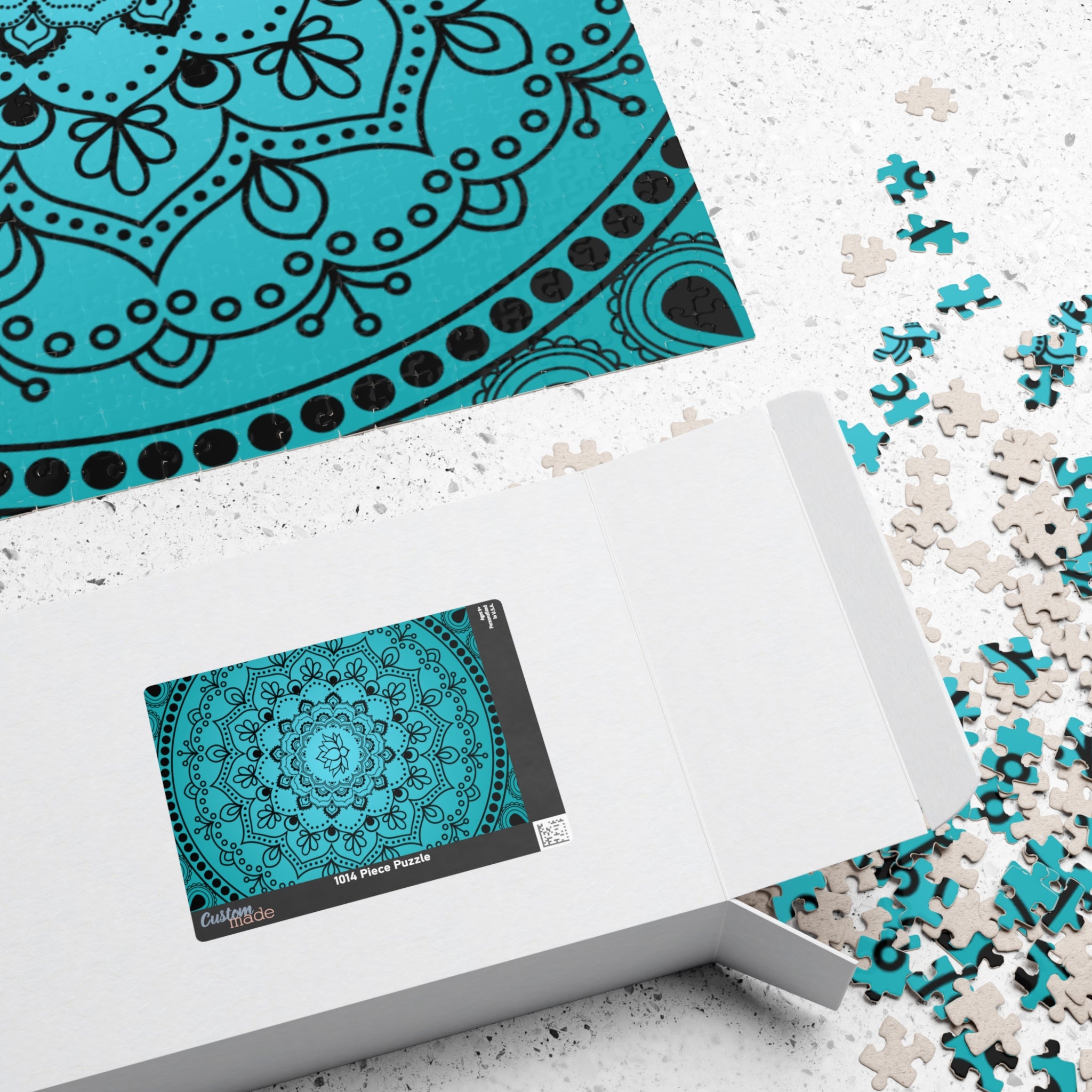 Blue Mandala Jigsaw Puzzle