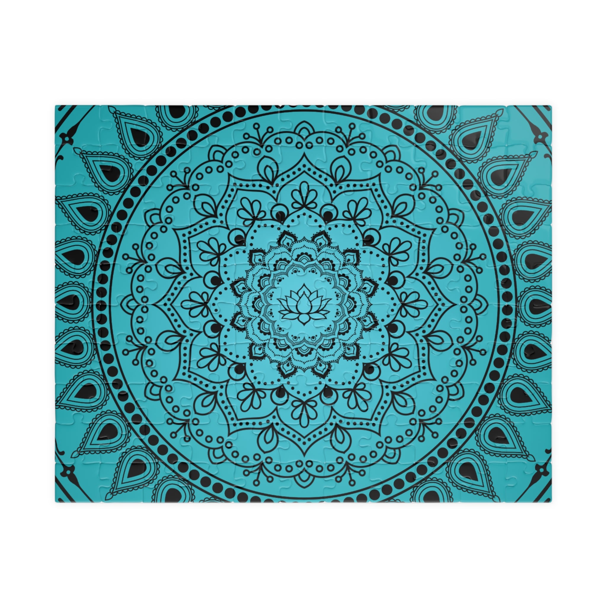 Blue Mandala Jigsaw Puzzle