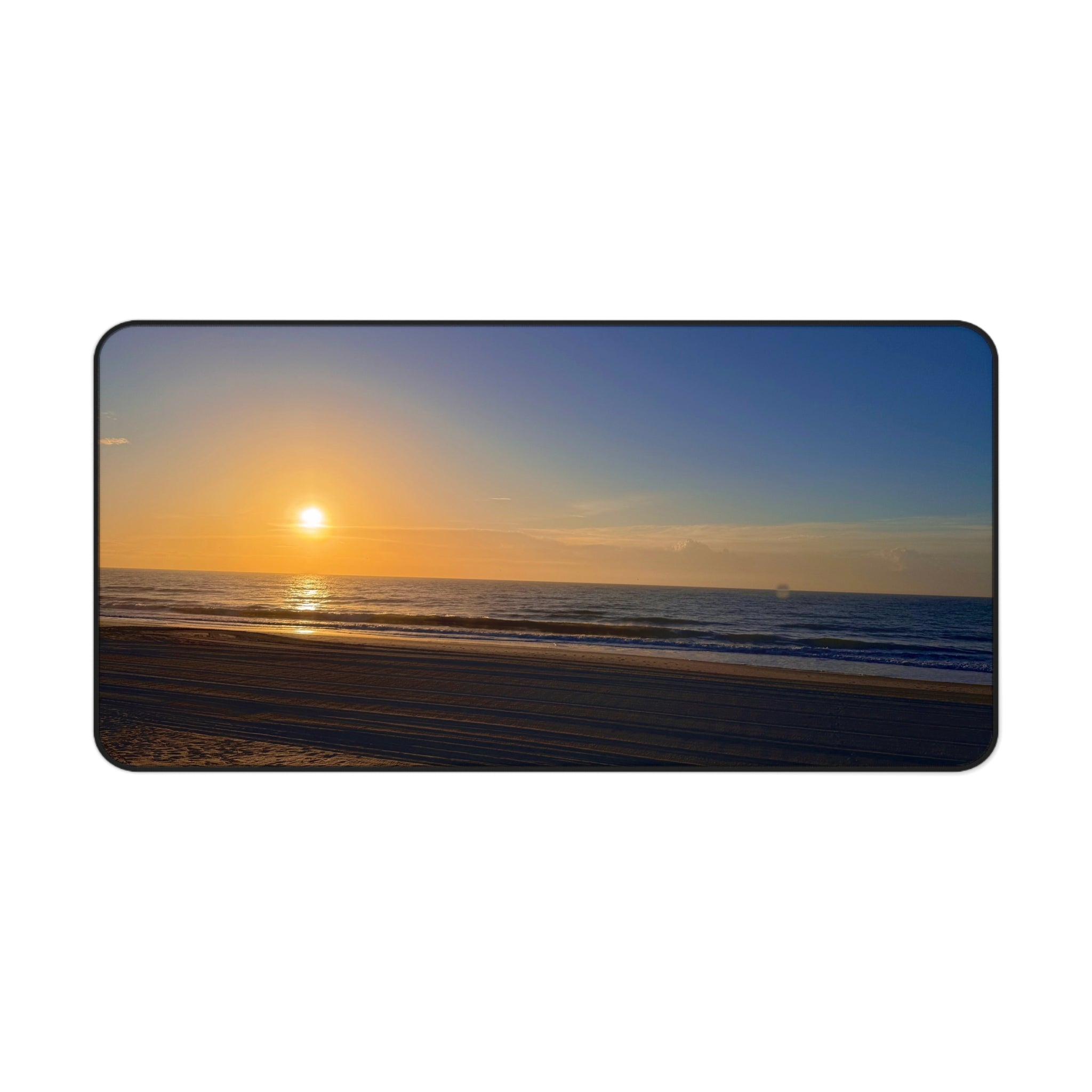 Orange Sunset Desk Mat