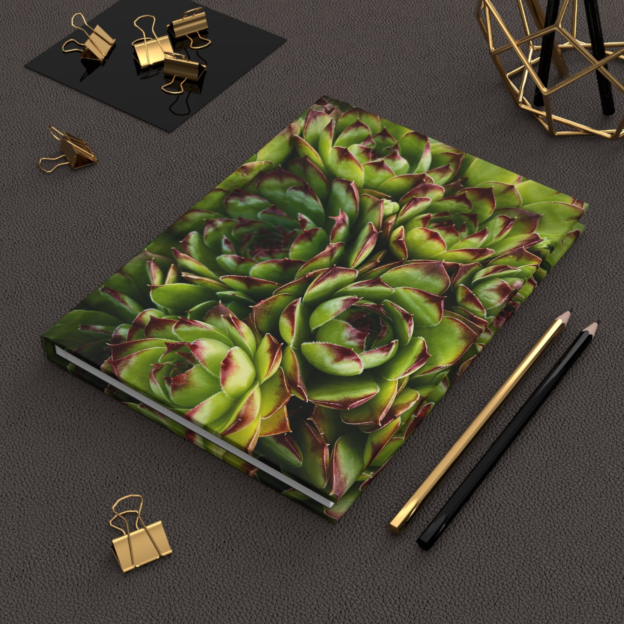 Succulent Garden Hardcover Journal