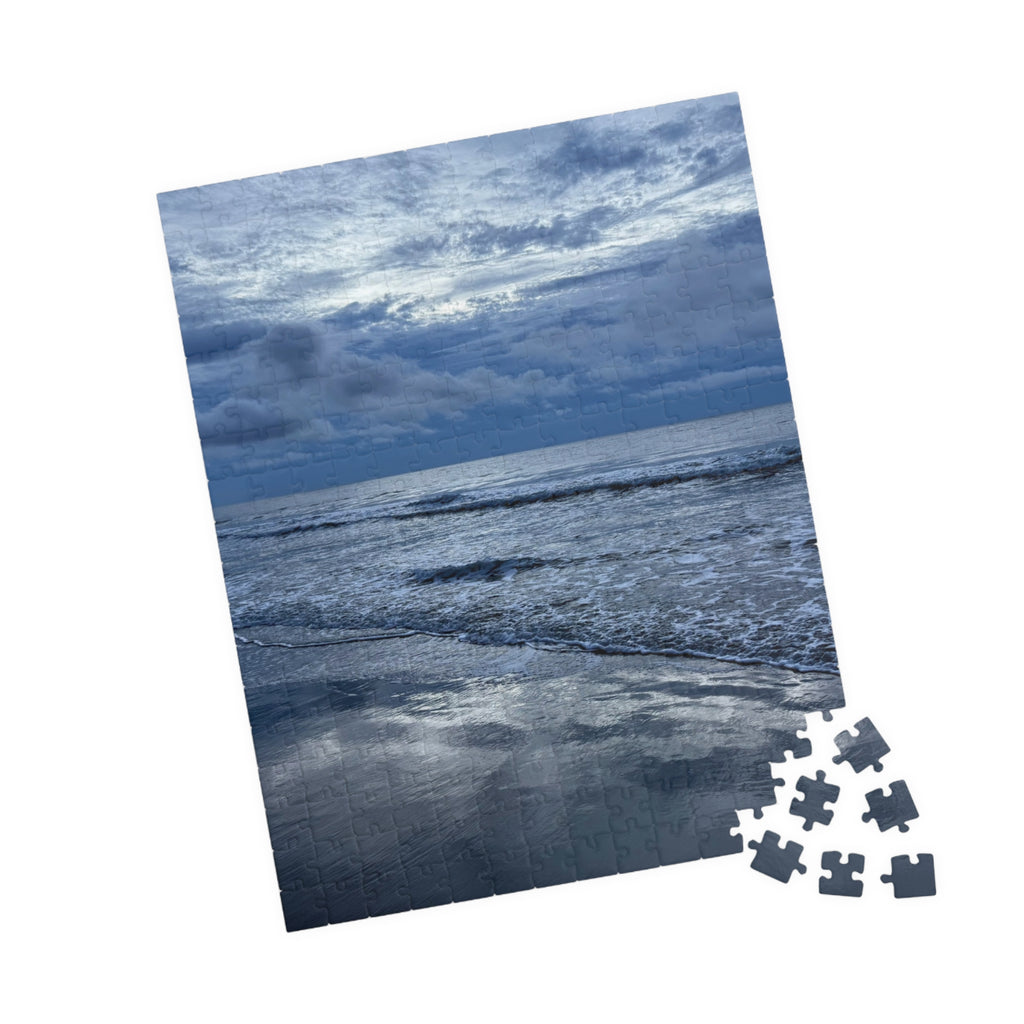 Cloudy Beach Jigsaw Puzzle