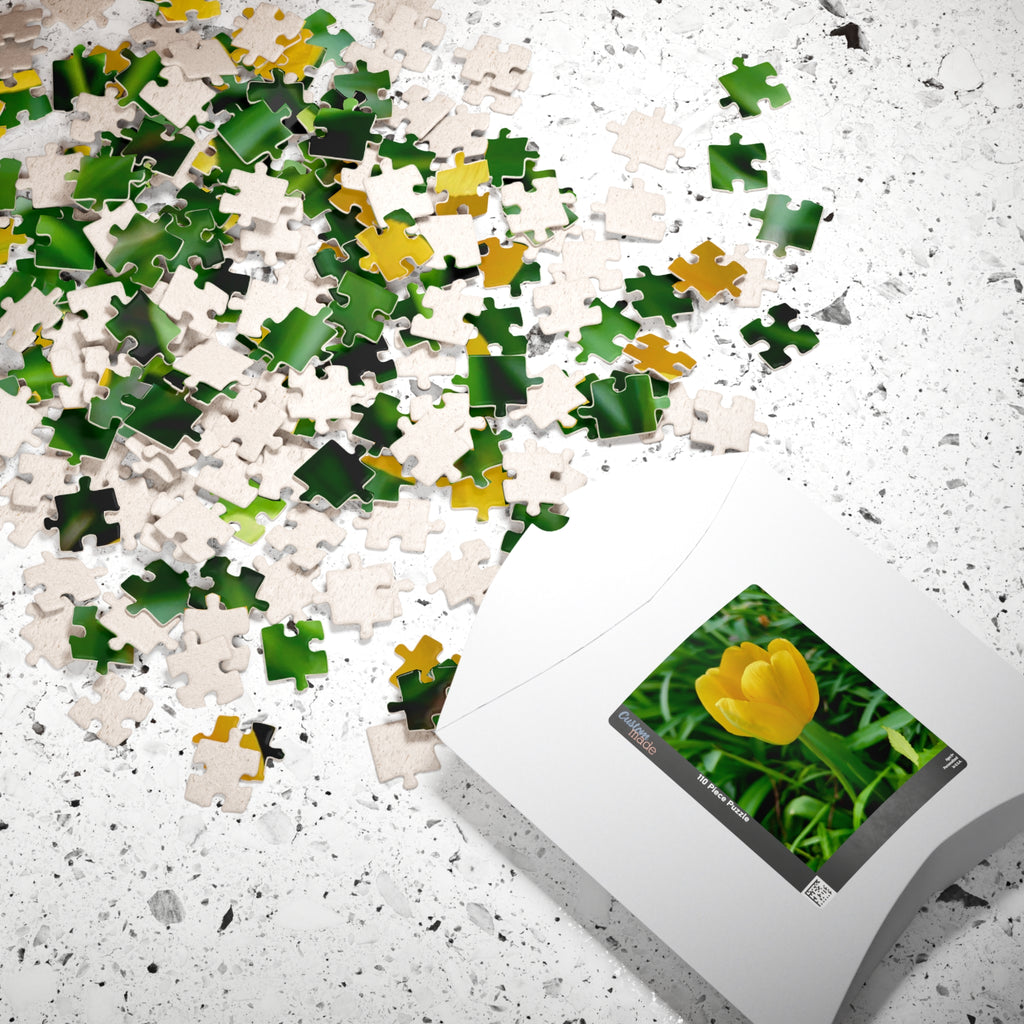 Yellow Tulip Jigsaw Puzzle