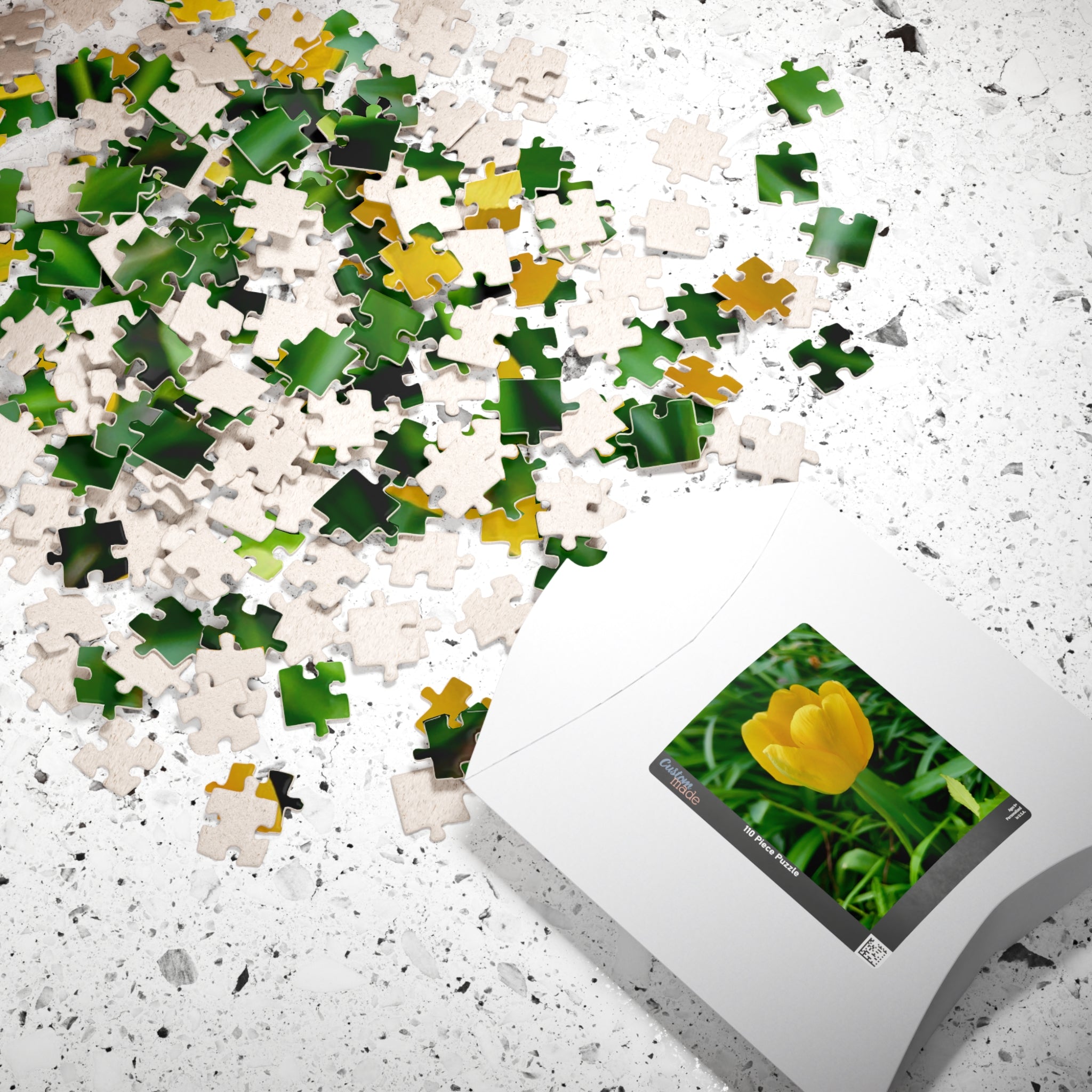Yellow Tulip Jigsaw Puzzle