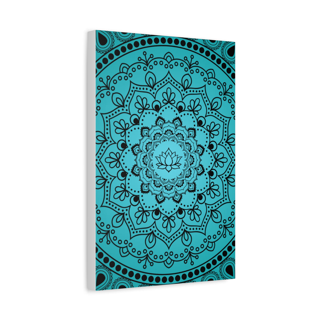 Blue Mandala Canvas Print