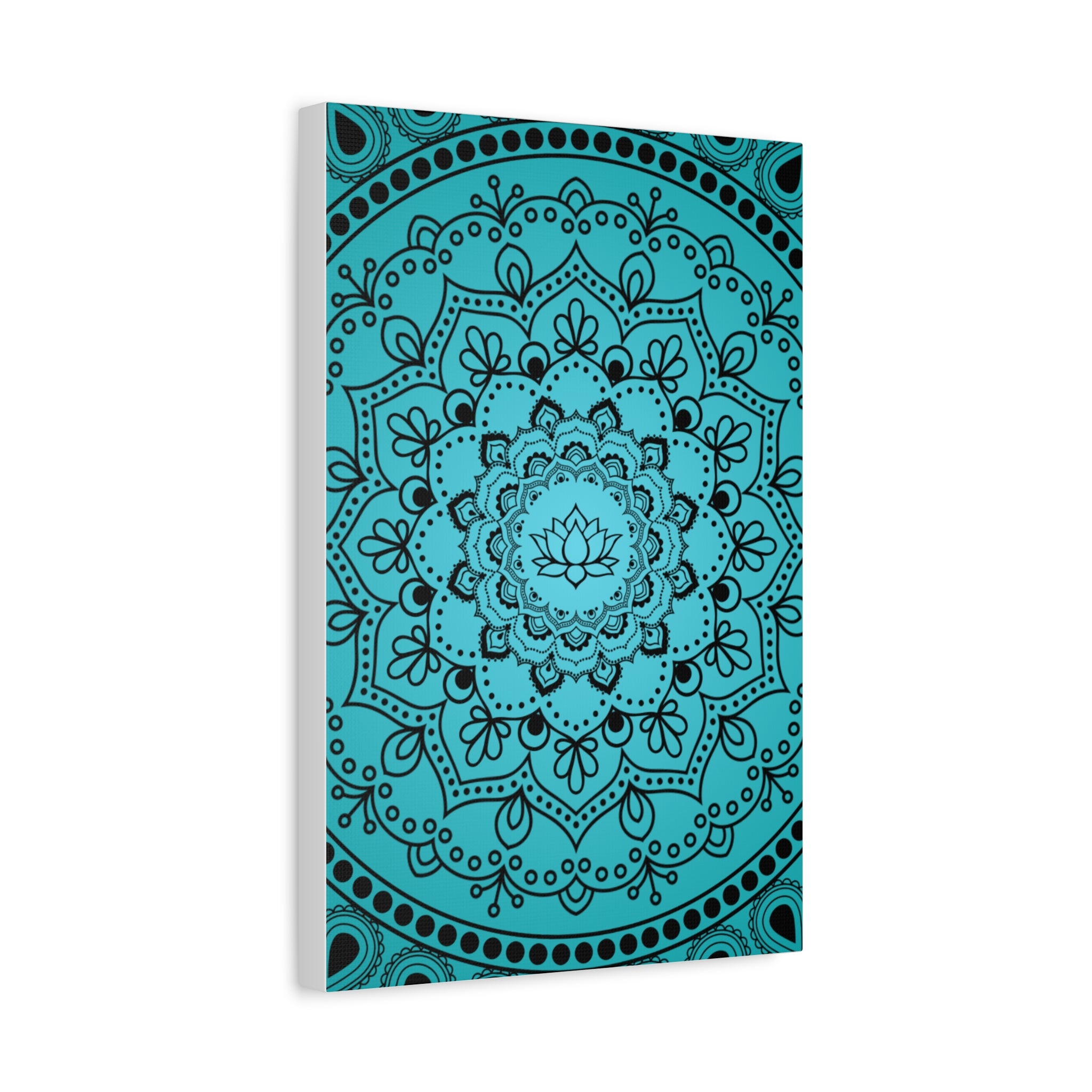 Blue Mandala Canvas Print